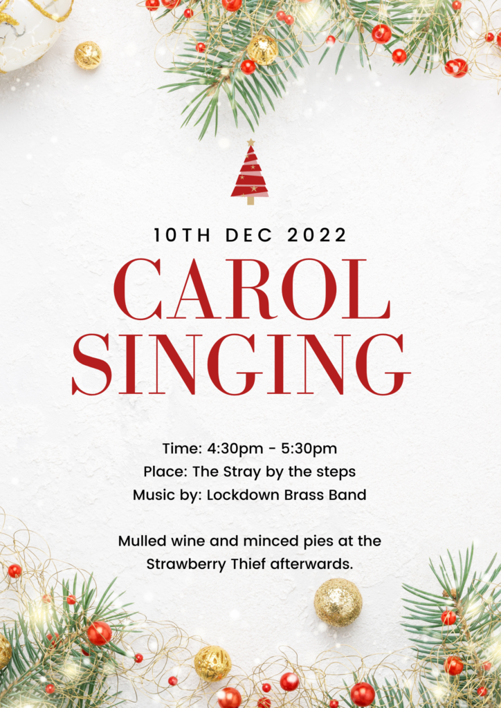 Carol Singing at the Stray - Tadpole Garden Village